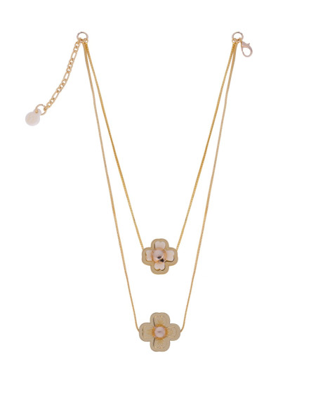 Oyster Necklace choker pendants ( set of 2 )